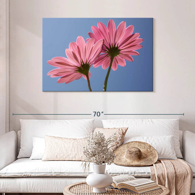 Harnek Blue Sky Flowers, 30" H x 45" W