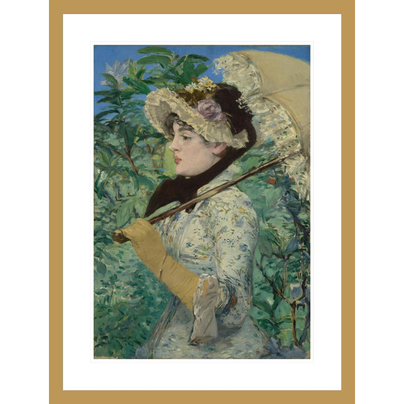 «Jeanne (Spring)» par Édouard Manet, impression giclée encadrée, H 29,5 po x l 22,36 po