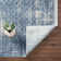 Tapis abstrait bleu