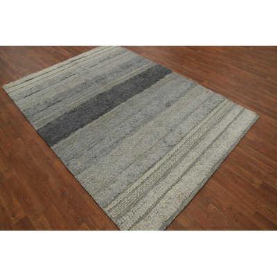 Handmade Moroccan Room Size Area Rug 5x8