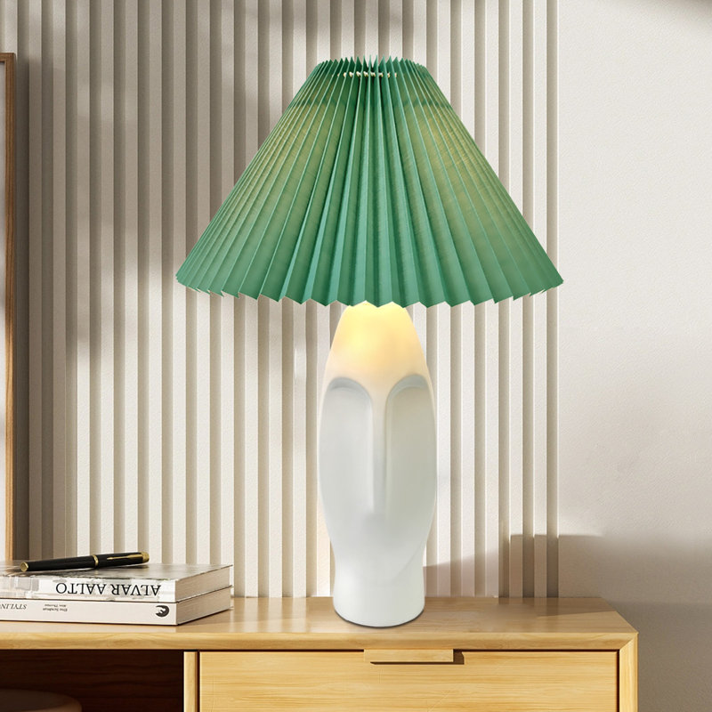Lampe de table en céramique 22,9 "à intensité variable 3 voies avec port USB et commande tactile