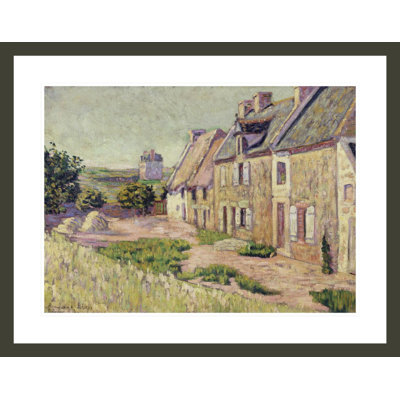 Saint-Briac cour a la Ville Hue by Paul Signac - Framed Giclee Print