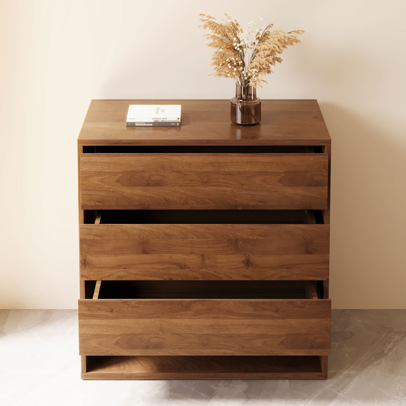 3 Drawer Bedside Table Sofa Side Table