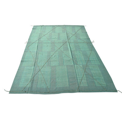 Tapis turquoise 8x11
