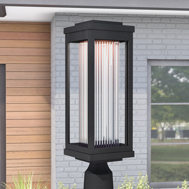 Tête de lanterne DEL câblée à 1 lumière H 16,5 po Ardisj