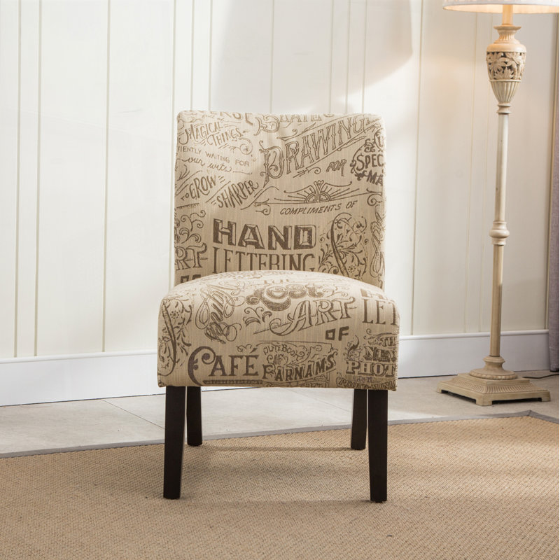 Fauteuil d'appoint contemporain sans accoudoirs