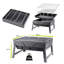 ROYALFORD 35cm W Portable Charcoal Grill