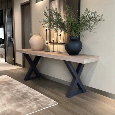 Rural Retro Minimalist Console Table