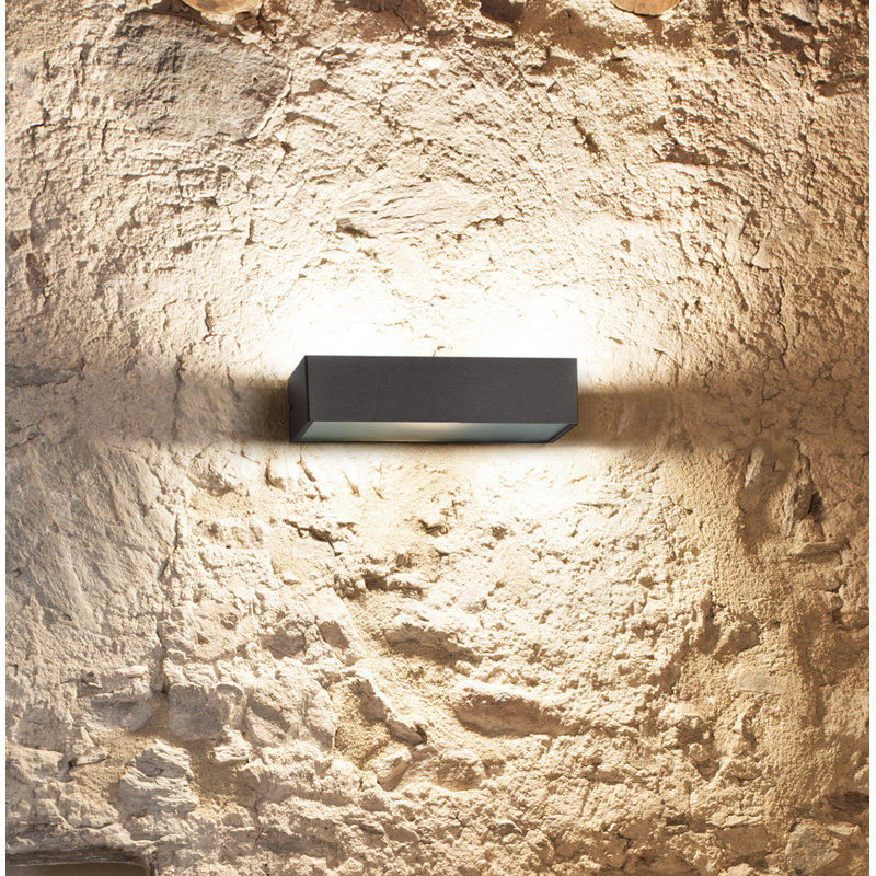 Alyas Flush Mounted Sconce, Black