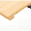 Table extensible avec plateau et pieds en métal pour plusieurs espaces domestiques, 120 / 160x120x75cm, couleur chêne, installation en douceur, environnement de travail à la maison, tonique, assemblage sans effort