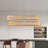 Trulli 2 - Light 37.4"W LED Kitchen Island Square / Rectangle Chandelier