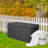 Senbabe 51.2'' W 132 Gallons Water Resistant Wicker Deck Box in Black
