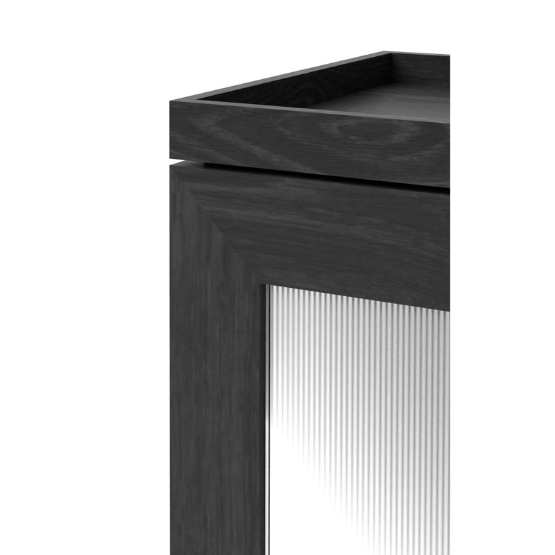 Mezza Freestanding Bathroom Cabinet, Dark Oak
