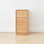 Armoire de rangement en chêne massif pour table de chevet
