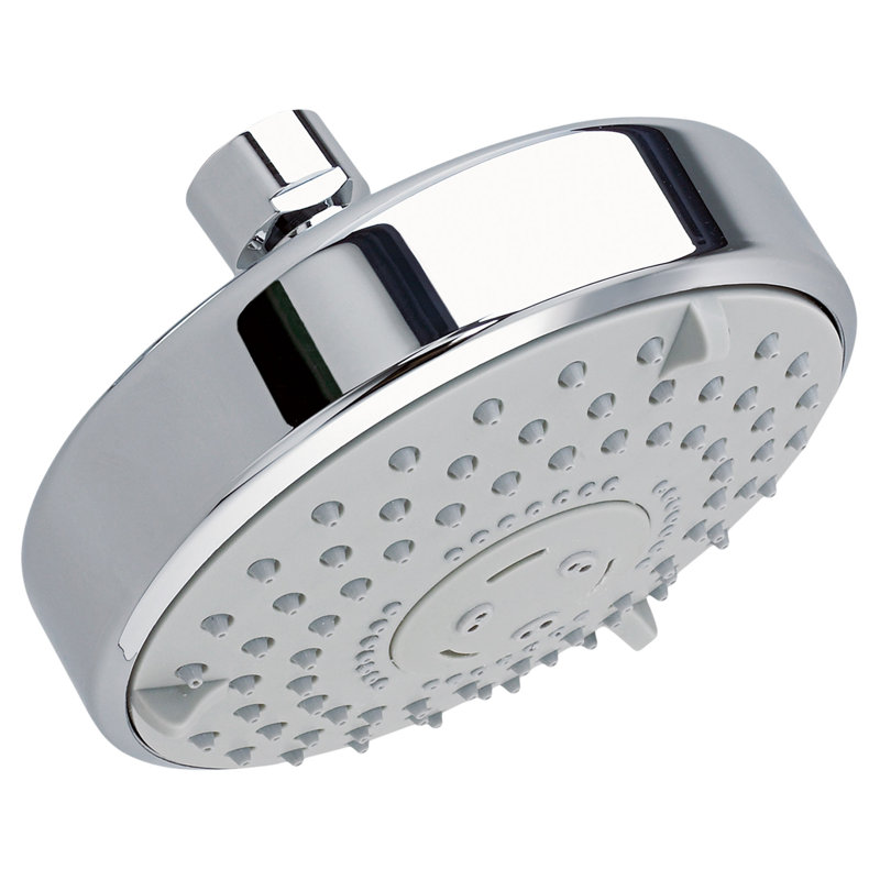 Rain Adjustable Shower Head 1.75 GPM GPM, Satin Nickel