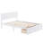 Platform Bed with Under-bed Drawers