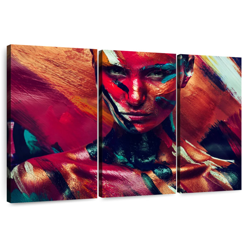 Senne Amazon Female Portrait, 36" H x 57" W