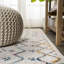 Tapis ivoire / multicolore Kateshia-1101002766
