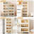 19.69" Side Wide Folding Storage Cabinet