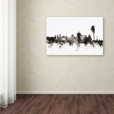 Geneva Switzerland Skyline III Graphic Art Print on Canvas