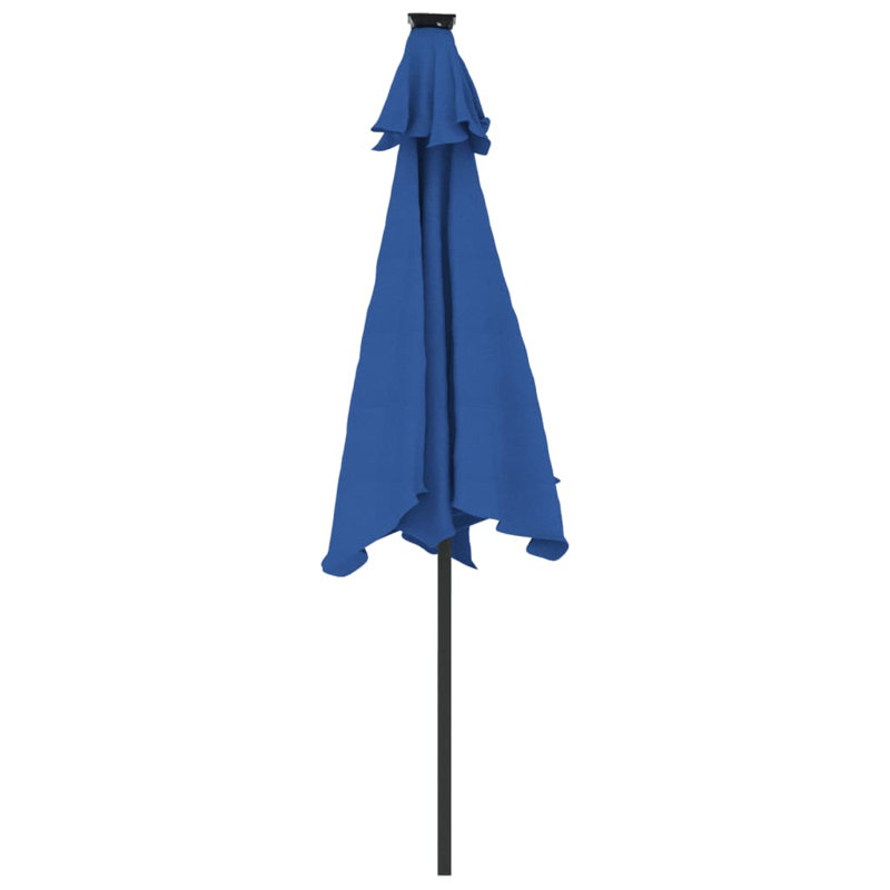 Beach Parasol, Azure blue, 212cm H x 225cm W x 225cm D