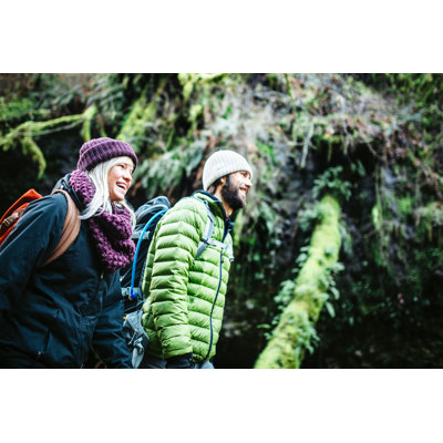 Couple Hiking in Forest by Ryanjlane