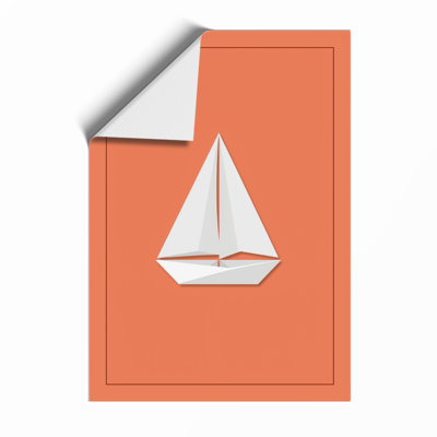 Geometric Sailboat Minimalist - Print