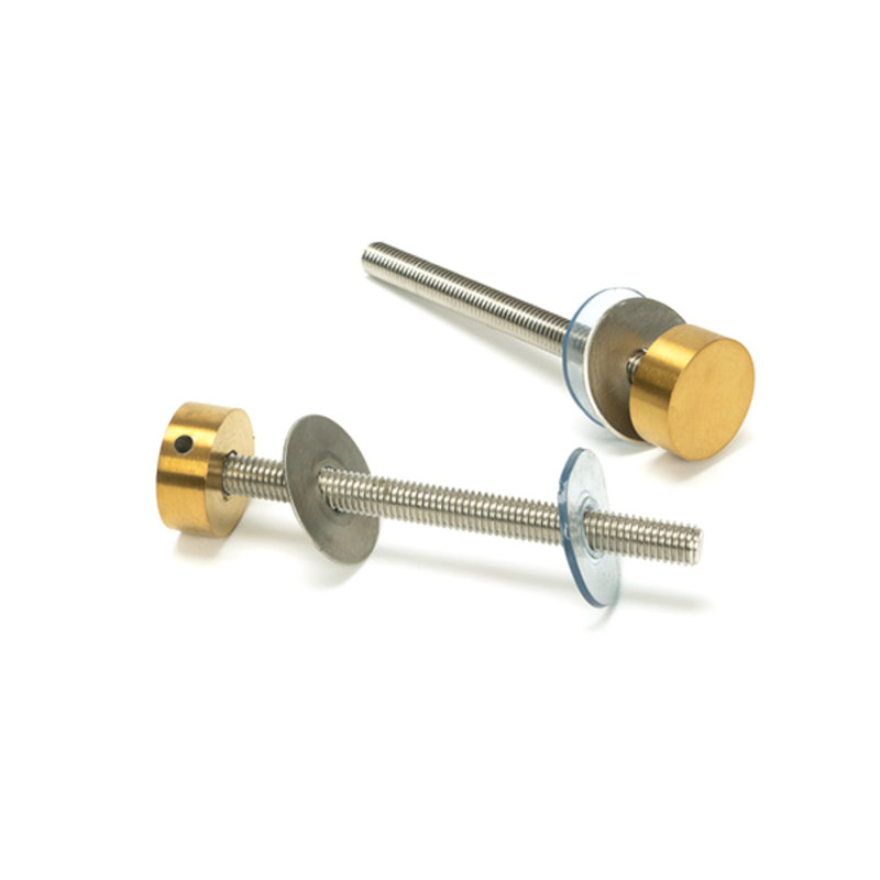 Aged Brass (304) 100Mm Bolt Fixings For T Bar (2), Aged Brass