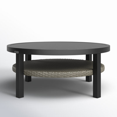 Abalone 42'' Aluminum Outdoor Coffee Table