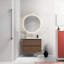 Meuble-lavabo mural 30 po avec lavabo noir-100552287