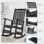 Chaise berçante d'extérieur en plastique Langsa-833341362