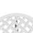 Wildon Home® Patio Table White Diameter18.9\"X20.9\" Aluminum