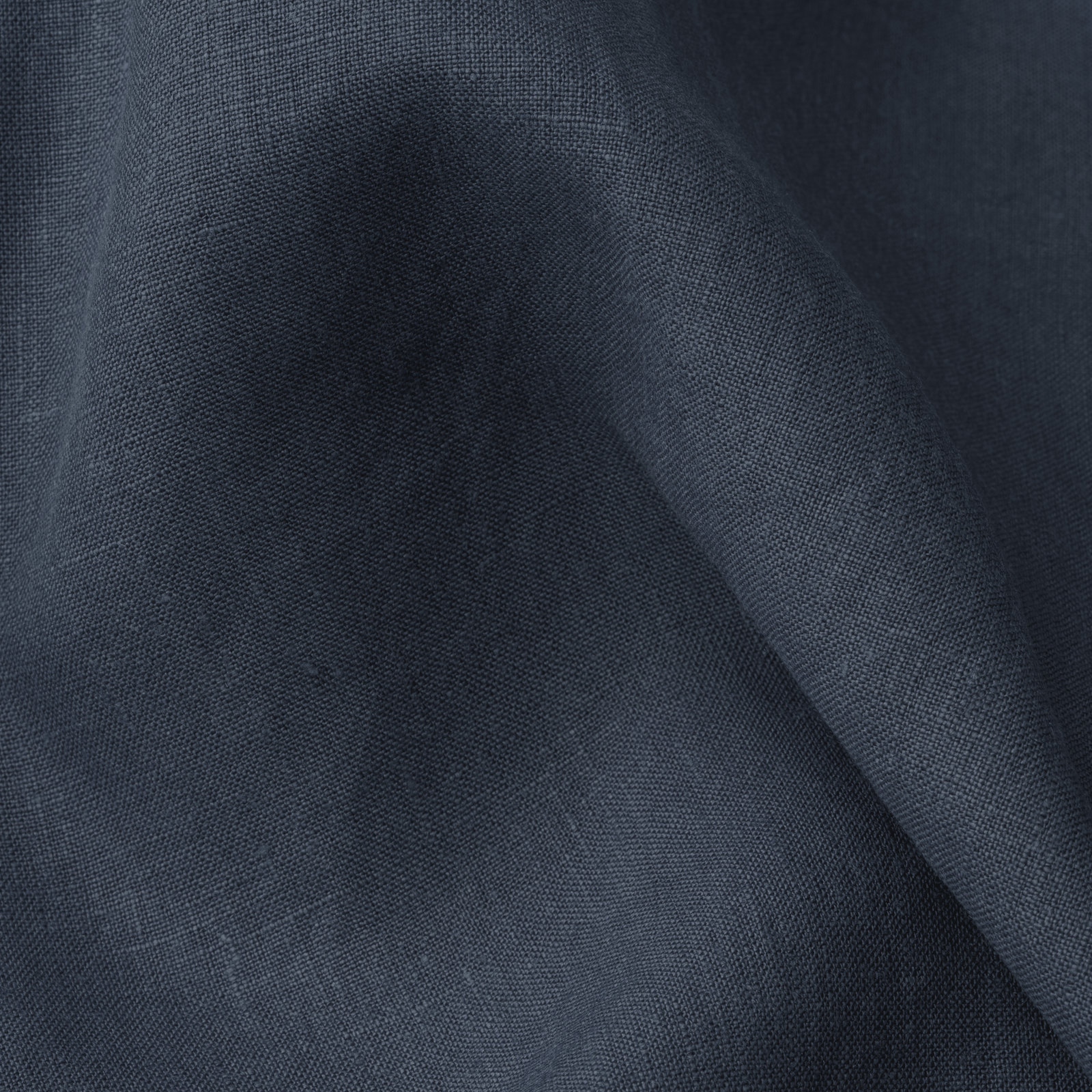 Kandice Linen Duvet Cover Set, Navy, Queen Duvet Cover + 2 Shams