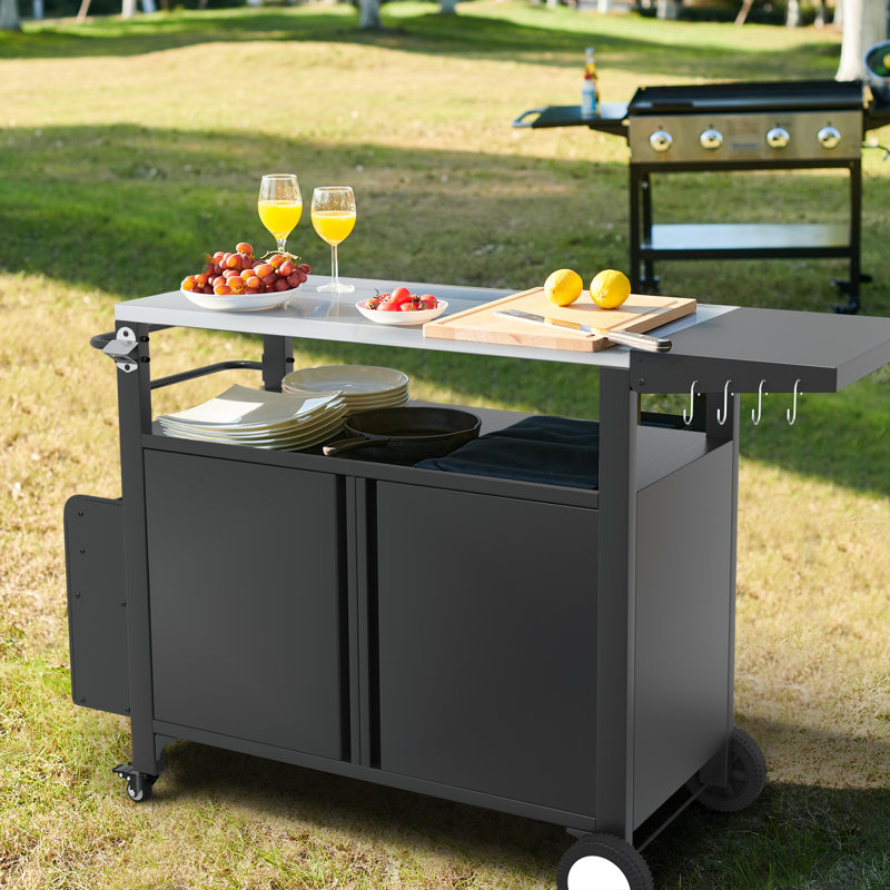 Versatile Outdoor Bar Cart