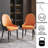 Maksimas 18.89 " H Faux Leather Upholstered Metal Side Chair-1339120987
