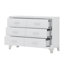 Commode pour chambre très brillante avec 6 tiroirs et poignée en métal-214976803