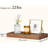 Floating Shelves, Wall Shelf Set Of 2, 15.7 Inch Hanging Shelf With Invisible Brackets, For Wall Decor In Bathroom, Bedroom, Toilet, Kitchen, Living Room, Office, Rustic Brown Bf40bj01
