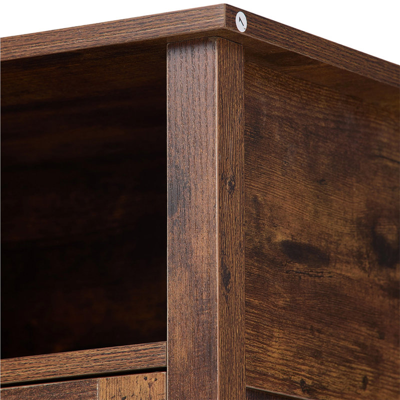 40cm W Bedside Table, Vintage Finish
