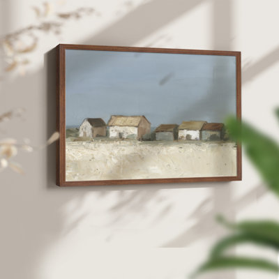 Seafront Shanties I -Framed Print - Restickable