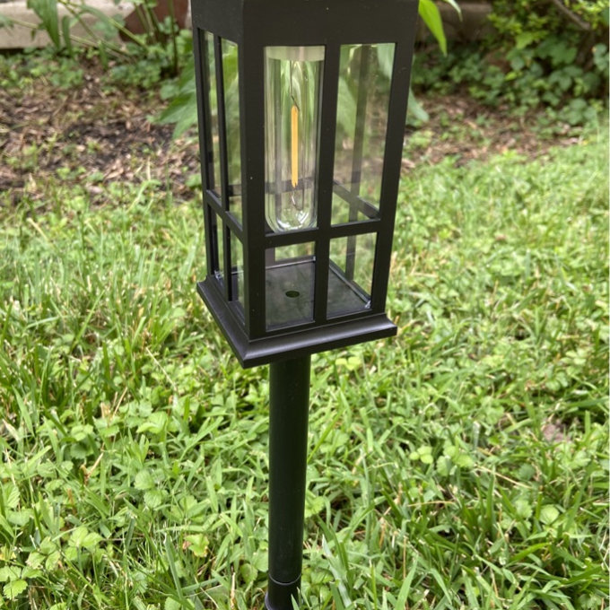 Solar Pathway Lights Outdoor, 4 Pack Upgraded Solar Garden Lights Outdoor Waterproof, Bright Solar Outdoor Landscape Path Lights, Auto On/off Outdoor Solar Lights For Yard Driveway Lawn Walkway (Set of 4)