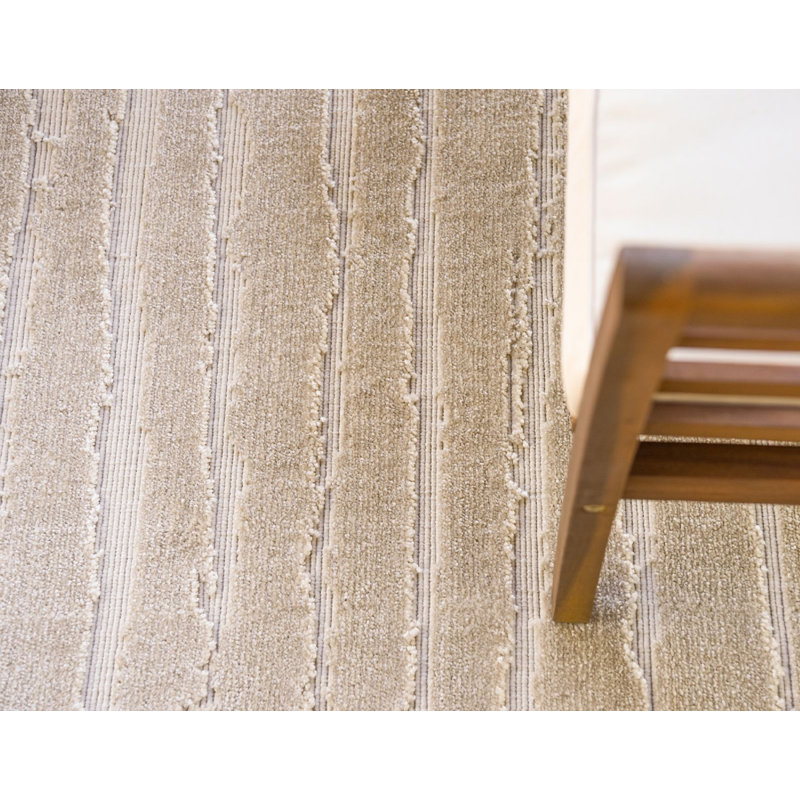 Tapis d'extérieur couleur chameau Claudia, Rectangle de 5 pi x 8 pi