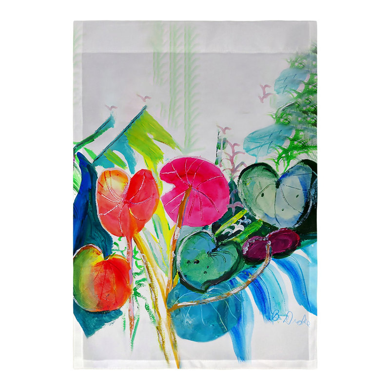 Drapeau de jardin en polyester Chappel, Petit