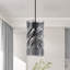 Luminaire suspendu moderne simple Levona, 5,9 po de diamètre x H 11,8 po, base E26, 60 W-795799984