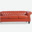 Canapé Chesterfield à accoudoirs roulés 3 places 84,65 po-1429968157-1429968163