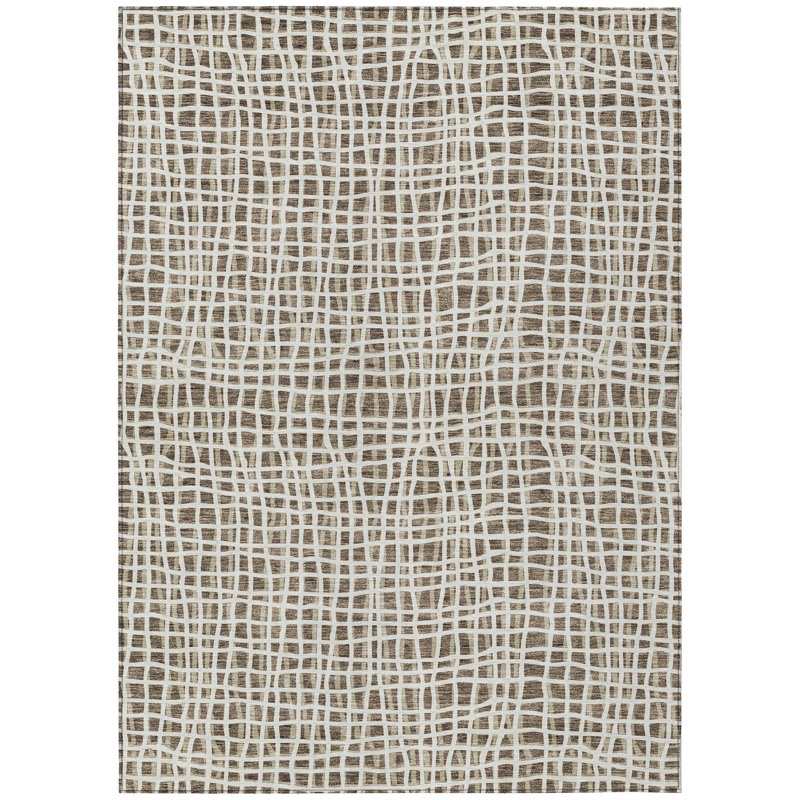  Finck Non-Slip Indoor / Outdoor Door Mat, Rectangle 3' x 5'