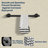 9 Pieces Bathroom Hardware Accessories Set Towel Bar Set Wall Mounted