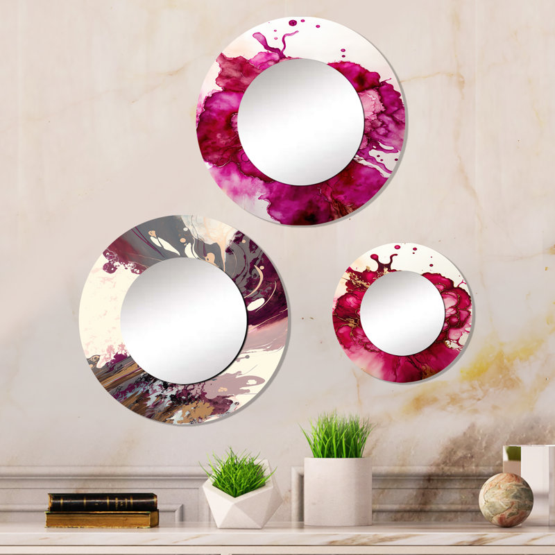 Alongi Metal Round Mirror