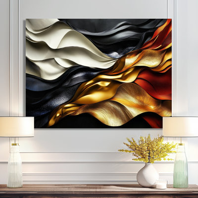 Fontaine II - Abstract Metal Wall Decor, Print on Metal