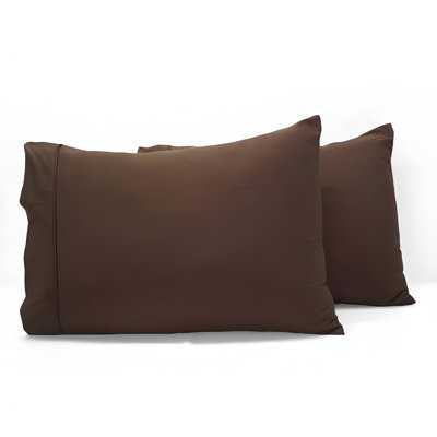 400TC Sateen Cotton Solid Pillowcases (Set Of 2)