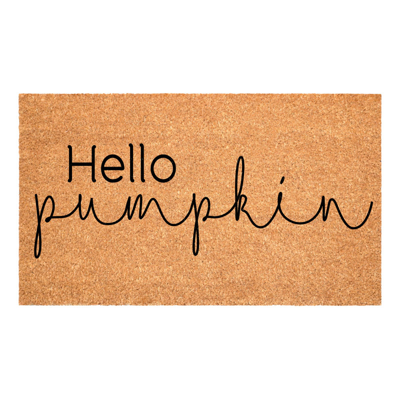 Carennac Non-Slip Thanksgiving Outdoor Doormat, 17" W x 29" L